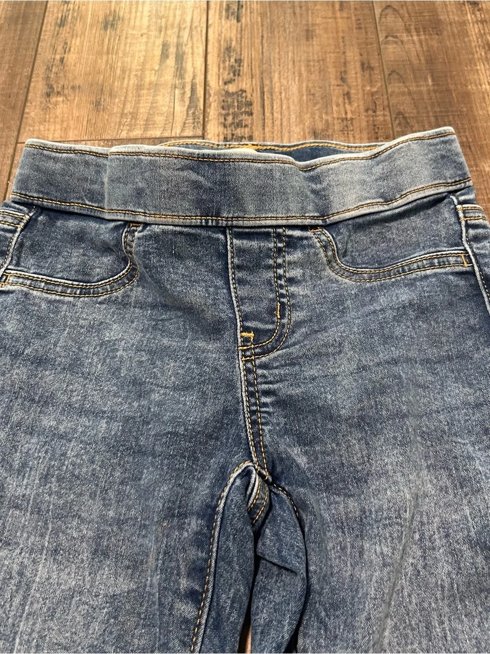 SO Size 7‎ Girls Flare Jeans Elastic Waist Blue